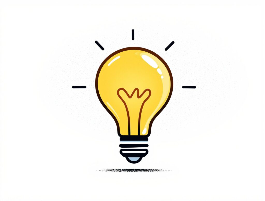 Illuminated lightbulb representing insight and the realization that positive change is possible